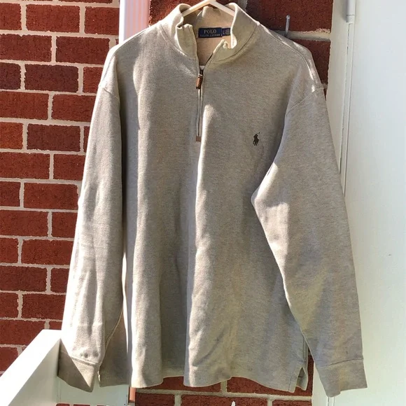 Ralph Lauren Men's Half Zip-Up Sweater - Picture 2 of 15